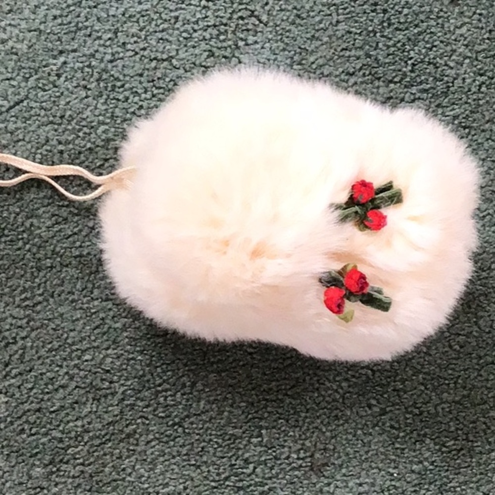Vintage Rabbit Hair Hand Muff - Picture 2 of 5